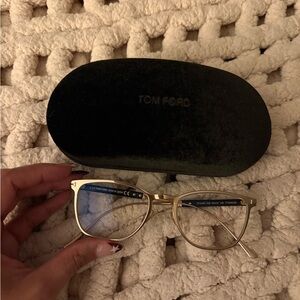 Tom Ford Gold Frame Glasses